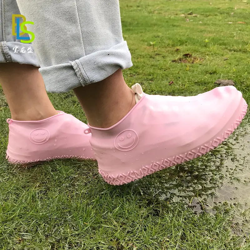 Waterproof Clip Cycle Silicone Rain Boots Thickened Silicon Protective Shoes Covers Reusable Shoe Cover