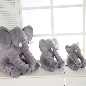 Peluche de Elefante de 30/40/60 <span class=keywords><strong>CM</strong></span>, Juguete de Peluche Suave, Peluche Grande para Decoración de Habitación Infantil - Product Image 4