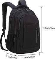 Sac à dos pour ordinateur portable de grande capacité, résistant à l'eau, avec port USB, pour les voyages d'affaires, les étudiants universitaires