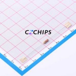 CR1/4W-2K2 5%-ST52ตัวต้านทานผ่านรูผ่านส่วนประกอบ (THT), ฟิล์มคาร์บอน D2.7xL6.2mm 2.2Kohm 5% 250V - Product Image 1