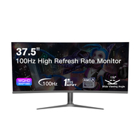 Écran incurvé 27 pouces IPS/VA 4K 75Hz/144Hz 21:9 Super large format pour le travail et les jeux, HDR 1200, temps de réponse de 1 ms, 98% SRGB, écran LED RGB