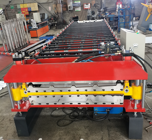 American Popular TR4 TR5 IBR Trapezoidal Metal Roofing <b>Sheet</b> Roof <b>Tile</b> Cold Roll Forming Making Machine - Product Image 6
