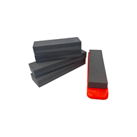 Kit d'affûtage de couteaux de camping pour la maison, bloc abrasif rectangulaire en carbure de silicium noir 6" 8" dureté moyenne avec guide d'angle robuste OEM