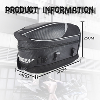 Sac de selle de moto imperméable, sac de rangement pour casque, pour le tourisme, la conduite, les voyages, sac à bagages portable