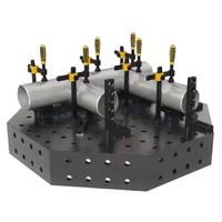 Station de soudage flexible 3D complète Haoxinran, table de soudage octogonale en acier Q355 avec surface nitridée, assemblage personnalisé