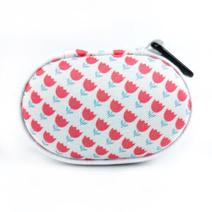 Étui pour casque d'écoute <span class=keywords><strong>filaire</strong></span> semi-intra-auriculaire bon marché Mini étui pour écouteurs au design mignon avec sac en maille <span class=keywords><strong>2</strong></span> étui de rangement pour câble de style - Product Image 3