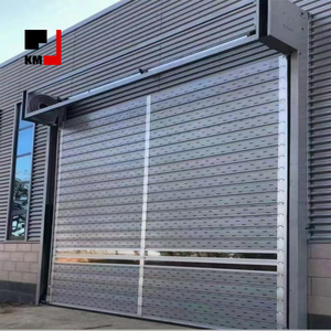 Porta a Spirale Automatica Isolata ad Alta Velocità, Barriera Termica, Porte Rapide ad Azione Veloce per Accesso a Magazzini Industriali - Product Image 1
