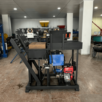Machine de fabrication de briques en argile à entraînement hydraulique diesel, la plus vendue au Zimbabwe, économe en énergie et respectueuse de l'environnement