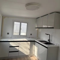 Casa Contenedor Prefabricada Moderna, Portátil, Móvil, Expandible de Dos Alas, Resistente al Agua y a Huracanes, para Hoteles y Apartamentos