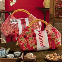 Boîte de rangement en bois personnalisée pour cadeaux et organisation de la maison, bambou rouge pour le Nouvel An, pour le Festival du Printemps, boîte en bambou en gros