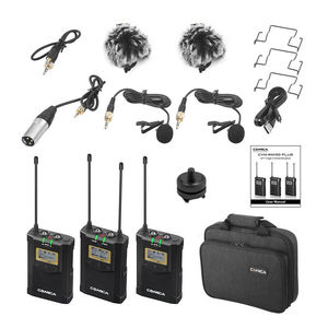 Micrófono Inalámbrico <span class=keywords><strong>COMICA</strong></span> CVM-WM100 PLUS UHF de 48 Canales Mono/Estéreo con Monitoreo en Tiempo Real para Cámaras DSLR, Cámaras y Teléfonos Inteligentes - Product Image 6