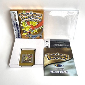 Top Quality Blue Gold Red Silver Yellow Crystal New Design Holographic Metallic Foil Finish <b>Game</b> Manual Box for Gbc - Product Image 1