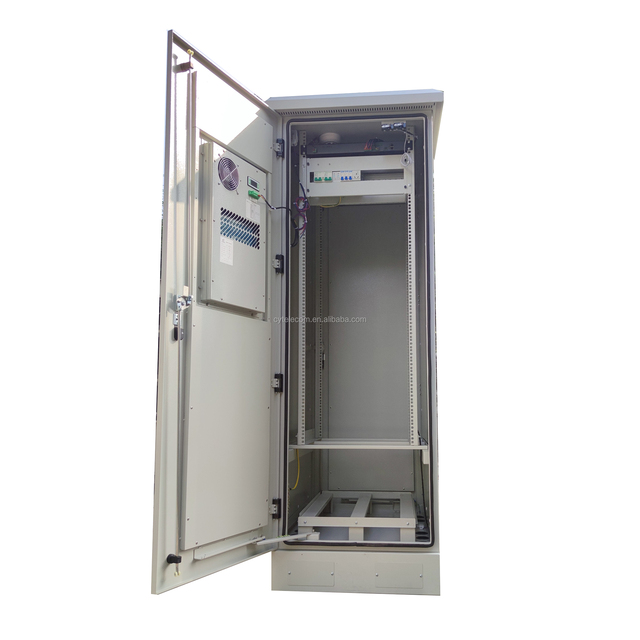 32U IP65 IP55 19inch Outdoor Telecom Cabinet with air Conditioner for Telecom Equipment