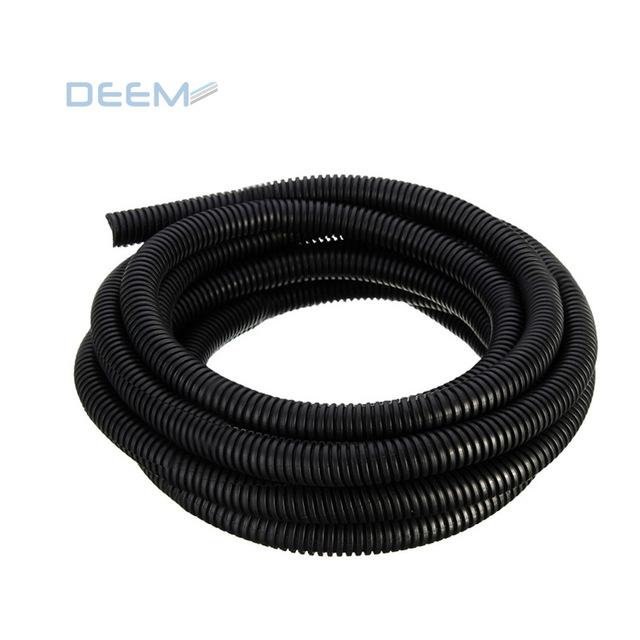 DEEM Electrical Wire Protection Corrugated Flexible Conduit Pipe PE PA PP 600V Rated RoHS Certified