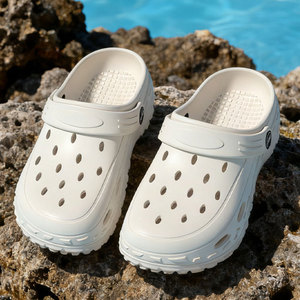 Zuecos de Verano para Mujer, Ligeros, con Suela de Goma, Sandalias de Moda para Pareja, en Blanco, Negro, Rojo Rosa y Albaricoque, Modelo 5091 - Product Image 4