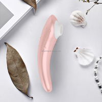 Meistverkaufter Wasserdichter Silikon Klitoris- & Vaginal-Saugvibrator 9 Vibrationsmodi USB-Aufladbar Fernbedienung für Frauen
