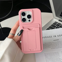 Étui de luxe antichoc en TPU souple avec porte-cartes et support pliable pour Samsung S25 S24 S23 Plus Ultra