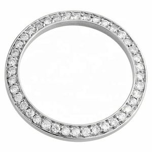 Tùy Chỉnh Vàng Bạc Kim Cương Bezel Phù Hợp Với 40 Mét Đồng Hồ Chỉ Cắt Vòng Rắn Vàng Kim Cương Bezel Cho RLX Tổng Thống Xem - Product Image 1