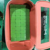 Boîte de rangement pour Mahjong en cuir PU de haute qualité, à fermeture éclair, avec logo gravé, idéale pour les cadeaux et l'emballage