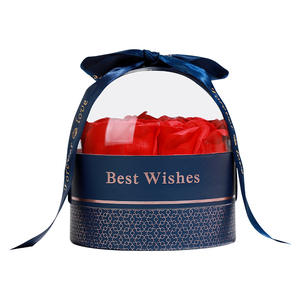 Joyero para el Día de San Valentín con Flor de Jabón, Organizador Portátil para Anillos y Collares, Regalo para Novia - Product Image 5