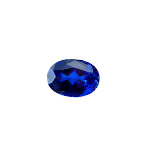 CADERMAY JEWELRY Royal Blue Cultured Sapphire Oval Loose Stone For Jewelry Making - Product Image 4