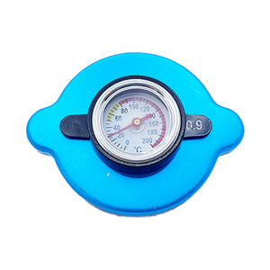 Universal Excavator Water Tank <b>Cap</b> Aluminum Alloy Large Size With Temperature Gauge For Diesel Engine <b>Radiator</b> - Product Image 1