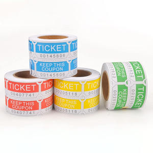 Rollos de Boletos Personalizados en Colores Surtidos para Juegos de Arcade, Canje de Premios, Lotería, Boletos de Lotería Dobles Imprimibles para Ver Películas - Product Image 6