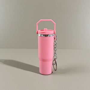 2025 New Arrival Creative Mini Ice King Cup <b>Key</b> <b>Chain</b> Pendant Can Hold Lipstick for Sporty and Girls Bag Backpack Hanging - Product Image 6