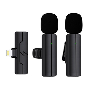 Chuyên nghiệp không dây ve áo microphone lavalier <span class=keywords><strong>mic</strong></span> cho Facebook dòng sống & phỏng vấn tương thích Android iPhone <span class=keywords><strong>PC</strong></span> máy ảnh - Product Image 5