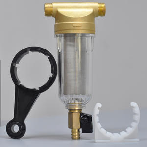 Prefiltro de agua, filtro de cobre de 1/4 pulgadas con carcasa transparente para accesorios de purificador de agua doméstico YPQ-029 - Product Image 4