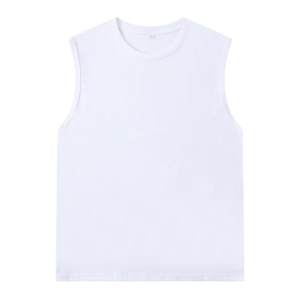 T-shirt sans manches en coton pur de qualité supérieure 18g - Sous-vêtement décontracté pour homme pour la course à pied et le sport - Product Image 5