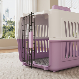 Trasportino di Alta Qualità per Piccoli Animali, <span class=keywords><strong>Gabbia</strong></span> da Viaggio per <span class=keywords><strong>Cani</strong></span> e Gatti con Motivo Animale, Scatola in Plastica e <span class=keywords><strong>Gabbia</strong></span> in PP per Uccelli - Product Image 3