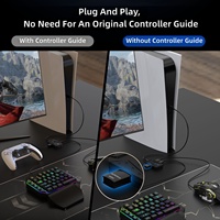 Kit adaptateur convertisseur clavier souris pour console PS5, accessoire de jeu Plug and Play avec ensemble d'accessoires complet