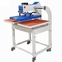 Presse à Chaud Pneumatique Double Station Haute Pression 40*60cm Automatique pour Sublimation de T-shirts