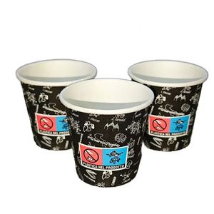 Gobelets en papier jetables durables à une couche de 6 oz pour café, thé et boissons, avec support durable pour plateau alimentaire - Product Image 3