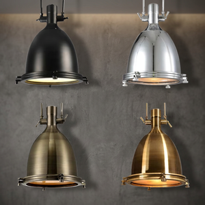 Suspension industrielle moderne style ferme, abat-jour en fer, LED dimmable, installation facile, luminaire de plafond suspendu pour restaurant - Product Image 4