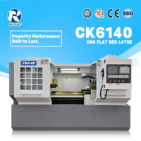 Torno CNC Horizontal de un Solo Husillo y Bancada Plana CK6140 |   Centro de Torneado de Alta Precisión con Eje de 52 mm y Alcance de 400 mm