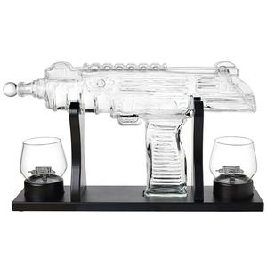 <span class=keywords><strong>Carafe</strong></span> Uzi en verre à haute teneur en borosilicate pour vin <span class=keywords><strong>Carafe</strong></span> à whisky et vin rouge sans plomb avec résistance à la chaleur - Product Image 1