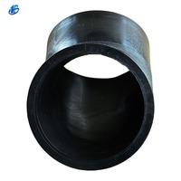 Raccord coudé en plastique HDPE pour réseau d'approvisionnement en eau potable rural