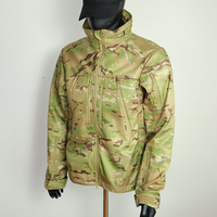 Veste tactique doublée de duvet de canard pour homme, vente en gros personnalisée, coupe-vent, respirante, séchage rapide, camouflage, veste de chasse pour homme