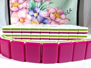 Tuiles de Mahjong Américaines de Luxe en Résine Motif Écaille de Tortue UV Mini Portables 160 166 pour Soirées de Jeu à Domicile et Collectionneurs - Product Image 4