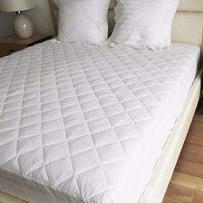 Waterproof 6-Side Terry <b>Mattress</b> Protector with Zippered <b>Encasement</b> Noiseless Quilted Plain Style for Home or Hospital Use - Product Image 6