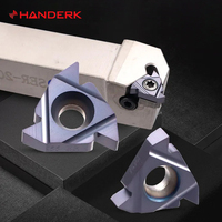 HANDERK 16ER1.5ISO 16IR1.5ISO Laydown Threading Insert TiAlN Coated Carbide CNC Thread Inserts for CNC Cutting Tool