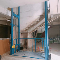 Ascenseur de fret hydraulique industriel Haokun personnalisable, commande électrique à distance, capacité de charge de 1 tonne pour l'élévation de marchandises en entrepôt