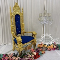 Goldene Hochzeits möbel Holzsofa Braut dusche Einzels tuhl Kind Stuhl von Occasions Furniture