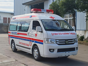 รถพยาบาล FOTON 2026 คุณภาพสูงใหม่ พร้อมอุปกรณ์การแพทย์ครบครัน สำหรับขาย เหมาะสำหรับการช่วยเหลือฉุกเฉินในโรงพยาบาล - Product Image 2