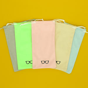 פרמיה אישית זמש בד eyglass & שקית אחסון עבור מרשם/משקפי שמש/משקפי שמש/משקפי קריאה - Product Image 2