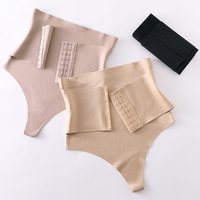 Culotte gainante taille haute sans couture en nylon de haute qualité pour femme, contrôle moyen, effet ventre plat, pour adultes