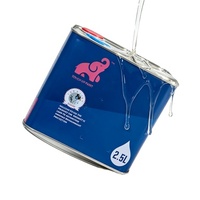 Peinture de réparation automobile 5L + 2.5L : Couche de base, couche transparente assortie et durcisseur pour une texture uniforme