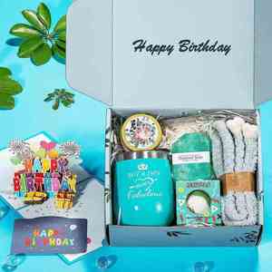 <b>Cheap</b> Price Wholesale Birthday Gift Set for Women Relaxing Spa Gift <b>Basket</b> for Coworker Teacher Nurse New Style Christmas Gifts - Product Image 2